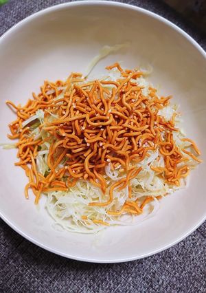 【簡単】無限キャベツ ベビースターで♪-レシピのメイン写真