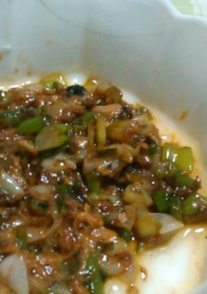 いわし缶とネギ・青唐辛子の炒め物-レシピのメイン写真