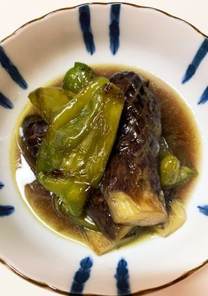 ズボラ風なすとピーマンの煮浸し-レシピのメイン写真