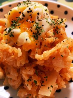 トマトジュースと豆乳で簡単リゾット -レシピのメイン写真