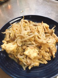 もやしとしめじの卵ツナ炒め-レシピのメイン写真