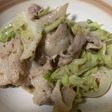 簡単!豚肉とレタスのゴマドレ和え