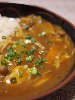 市販ルウで、大根とキノコの「和風カレー」-レシピのメイン写真