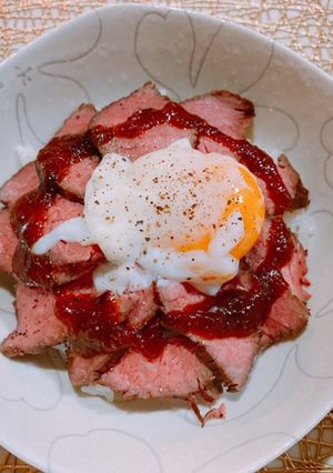 ボニークで作る!☆★ローストビーフ丼☆★-レシピのメイン写真
