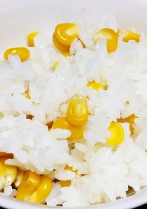 簡単3分！とうもろこしご飯！即席！-レシピのメイン写真