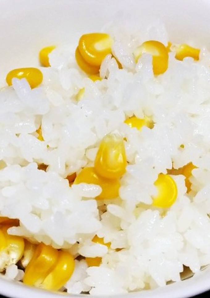 簡単3分！とうもろこしご飯！即席！-レシピのメイン写真
