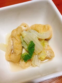白菜と薄揚げのたいたん-レシピのメイン写真