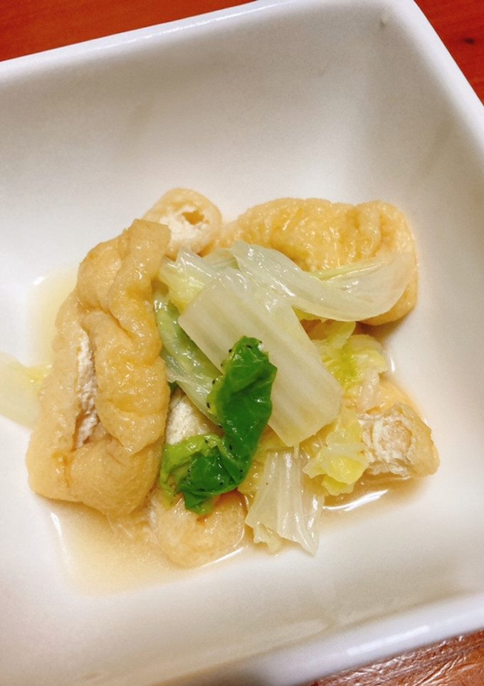 白菜と薄揚げのたいたん-レシピのメイン写真