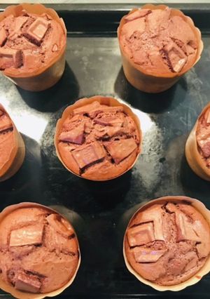 簡単・ふわふわチョコカップケーキ-レシピのメイン写真