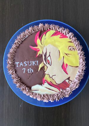 鬼滅の刃　煉獄ケーキ-レシピのメイン写真