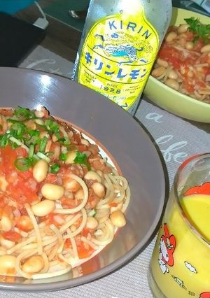 トマトの冷静パスタ-レシピのメイン写真