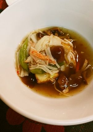 厚揚げナメコあんかけ-レシピのメイン写真
