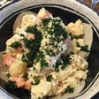 じゃが芋とチョリソのホットサラダ