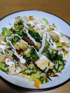 覚書 ある日のサラダうどん-レシピのメイン写真