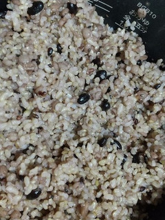 黒いんげん豆の赤飯(雑穀玄米ご飯)-レシピのメイン写真