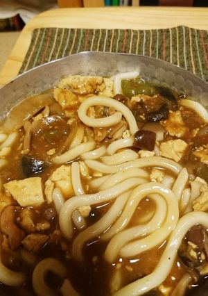 肉なし！ヘルシーカレーうどん(^^)v-レシピのメイン写真