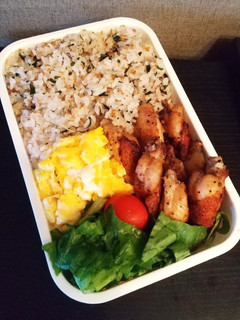 お弁当(9/23)しらすワカメ胡麻ご飯-レシピのメイン写真