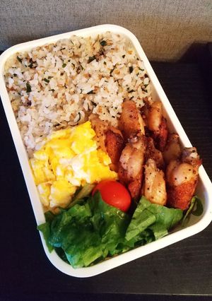 お弁当(9/23)しらすワカメ胡麻ご飯-レシピのメイン写真