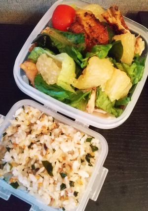 お弁当(9/25)グレープフルーツサラダ-レシピのメイン写真