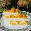 南瓜と卵のサンドイッチケーキ*ハロウィン