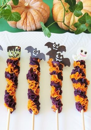 ハロウィンスイートポテト&パンプキンバー-レシピのメイン写真