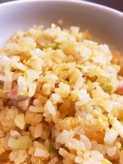 たくあん入り和風チャーハン-レシピのメイン写真