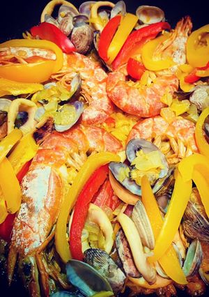 フライパンで作れる魚介パエリア-レシピのメイン写真