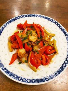 ベビーホタテとセロリの炒め物-レシピのメイン写真