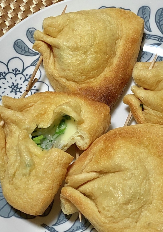 チーズとネギの油揚げ巾着-レシピのメイン写真