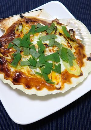 ホヤみそ貝焼き-レシピのメイン写真