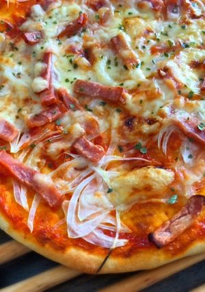我が家のふっくらと美味しいピザ♡-レシピのメイン写真