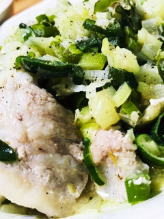 【無添加】豚ロース肉のネギ塩炒め-レシピのメイン写真