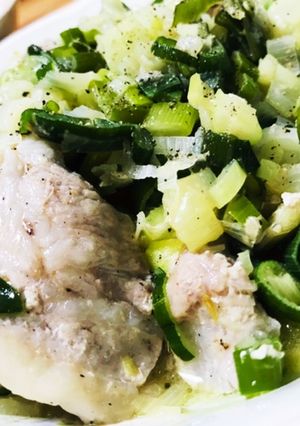 【無添加】豚ロース肉のネギ塩炒め-レシピのメイン写真