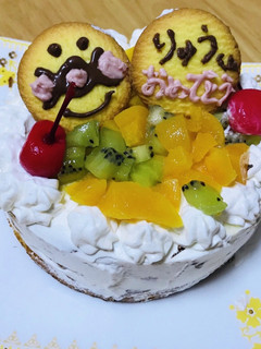 息子2歳の誕生日ケーキ-レシピのメイン写真