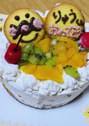 息子2歳の誕生日ケーキ-レシピのメイン写真
