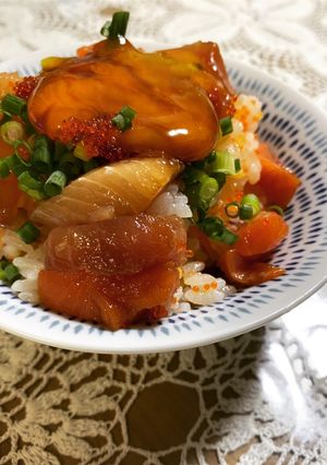 絶品!簡単!やみつき海鮮丼!-レシピのメイン写真