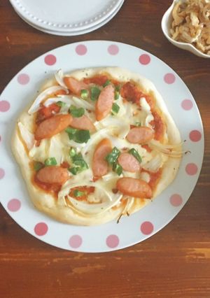 生地&ソース手作り♡簡単!手ごねピザ-レシピのメイン写真