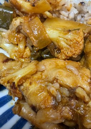 手羽元のケチャップカレー煮込み-レシピのメイン写真