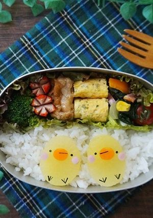 キャラ弁☆たくあんひよこ-レシピのメイン写真