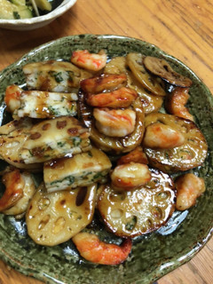 大葉香る!エビとはんぺんの蓮根挟み焼き-レシピのメイン写真