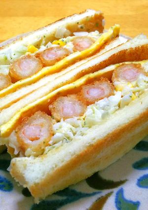 エビフライサンド◎お手軽食材で簡単-レシピのメイン写真