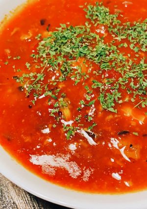 缶詰鯖＆トマト＆あさりスープ-レシピのメイン写真