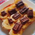 チョコバナナトースト