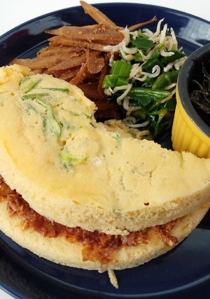 ねぎぱん☆糖質オフねぎおから蒸しパン-レシピのメイン写真