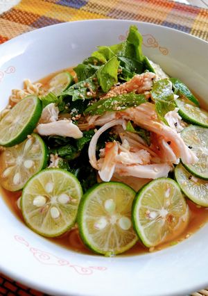 すだちとサラダチキンで♪偏愛アジアン拉麺-レシピのメイン写真