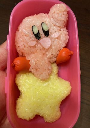 51キャラ弁　カービィ-レシピのメイン写真