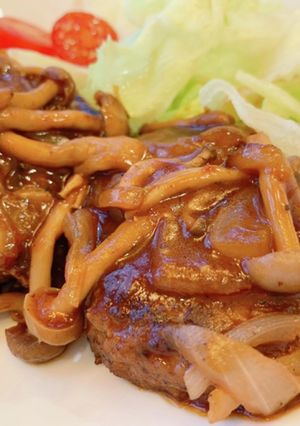 ソースも一度でできるハンバーグ-レシピのメイン写真