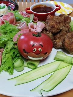フォートナイトトマトブーケサラダXmas-レシピのメイン写真