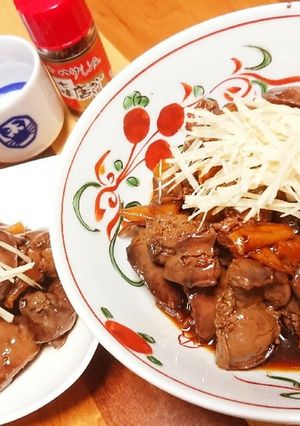 簡単酒肴☆鶏レバーの甘辛煮-レシピのメイン写真