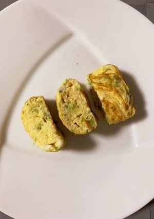 【離乳食後期】ブロッコリーの玉子焼き-レシピのメイン写真